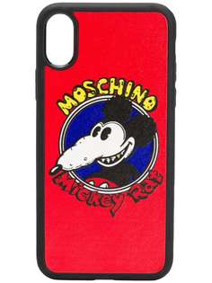 Moschino чехол Mickey Rat для iPhone X/XS