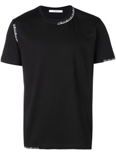 Givenchy футболка кроя слим с отделкой кантом
