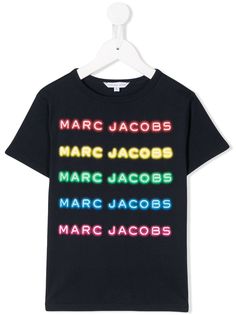 Little Marc Jacobs футболка с неоновыми логотипами