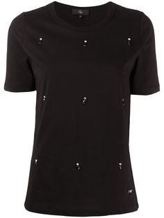 Fay embellished detail T-shirt