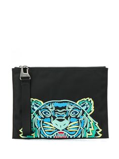 Kenzo клатч с вышивкой Tiger
