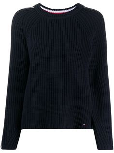 Tommy Hilfiger джемпер крупной вязки в полоску