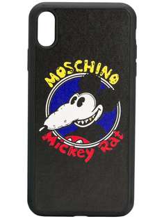 Moschino чехол Mickey Rat для iPhone X/XS