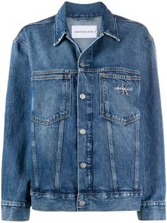 Calvin Klein Jeans джинсовая куртка со вставками