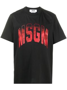 MSGM футболка с логотипом