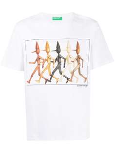 Benetton футболка Toscani с фотопринтом