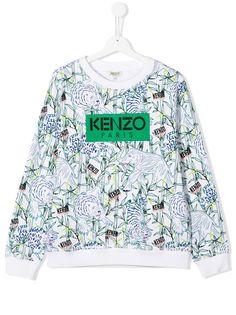 Kenzo Kids толстовка Jake с принтом