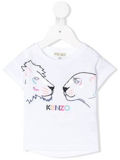 Kenzo Kids lion print T-shirt