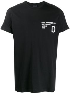 Diesel футболка с надписью