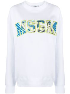 MSGM толстовка с нашивкой-логотипом