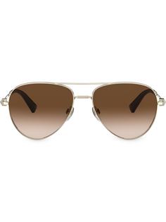 Valentino Eyewear солнцезащитные очки-авиаторы