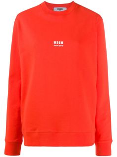 MSGM футболка с логотипом
