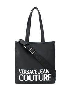 Versace Jeans Couture сумка-тоут с резиновым логотипом