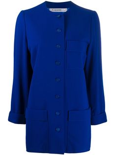 Jean Louis Scherrer Pre-Owned пиджак 1990-х годов с круглым вырезом