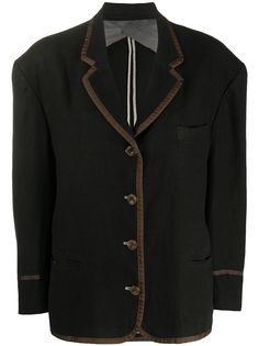 Dries Van Noten Pre-Owned блейзер на пуговицах 1990-х годов