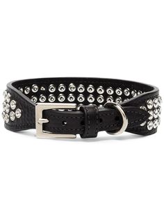 Black & Brown ошейник Felix с декором Swarovski