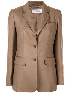 Max Mara приталенный однобортный блейзер