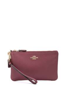 Coach кошелек на молнии с логотипом