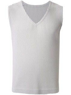 Homme Plissé Issey Miyake плиссированный топ без рукавов