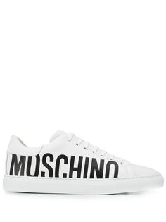 Moschino кеды с логотипом