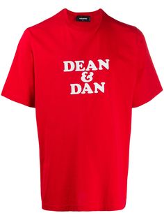 Dsquared2 футболка с принтом Dean & Dan