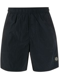 Stone Island беговые шорты с нашивкой-логотипом