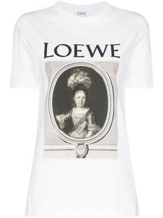 Loewe футболка с принтом