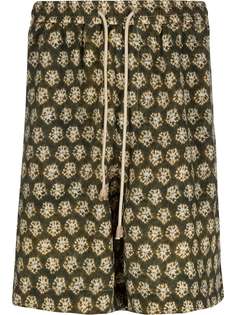Nanushka шорты с принтом