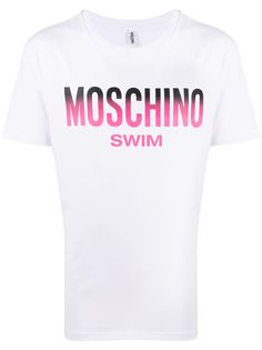 Moschino футболка с логотипом