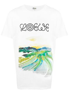 Loewe футболка с принтом