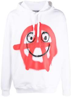 Moschino худи с принтом граффити