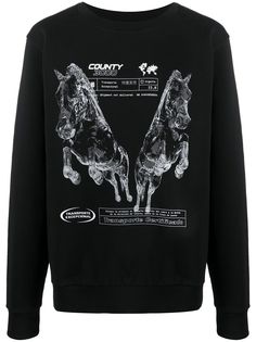 Marcelo Burlon County Of Milan толстовка с графичным принтом