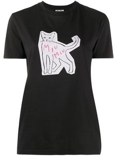 Miu Miu graphic print T-shirt