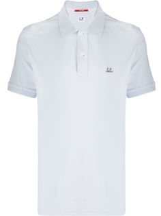CP Company рубашка-поло с вышитым логотипом