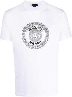 Versace футболка с принтом Medusa