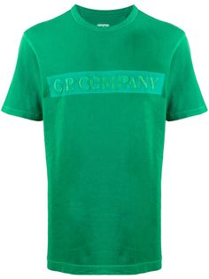 CP Company футболка с вышитым логотипом