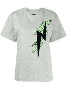 Isabel Marant футболка с принтом Bolt и круглым вырезом