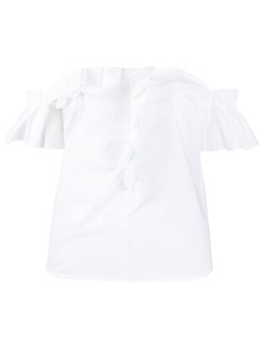 Pinko ruffle trim blouse