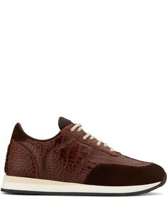 Giuseppe Zanotti croco-effect sneakers