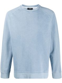 A.P.C. толстовка с эффектом денима