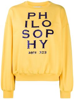 Philosophy Di Lorenzo Serafini embroidered logo sweatshirt
