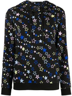 Love Moschino худи с кулиской и принтом