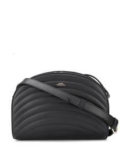 A.P.C. quilted logo crossbody bag
