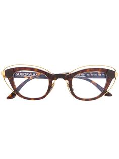 Kuboraum tortoiseshell cat-eye frame glasses