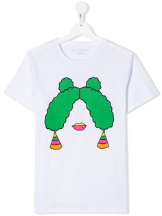 Stella McCartney Kids футболка со съемными нашивками