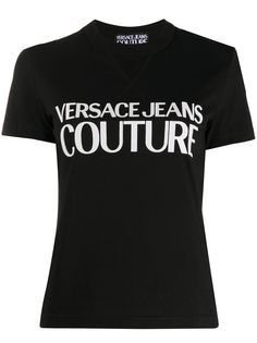 Versace Jeans Couture футболка с круглым вырезом и логотипом