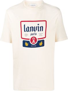 LANVIN футболка с логотипом