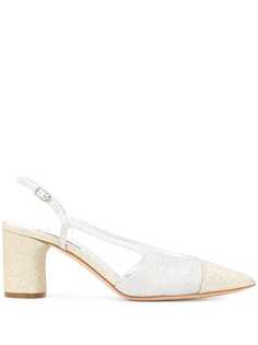 Casadei point-toe glitter pumps