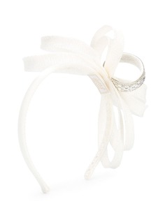 Aletta ободок с вышивкой бисером и нашивкой-логотипом