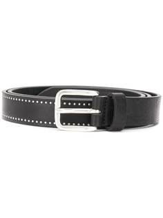 Closed studded buckled belt